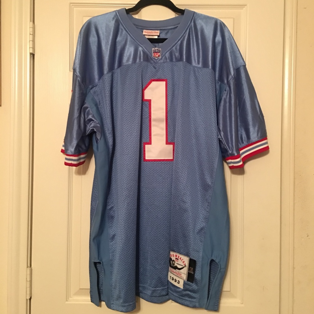Warren Moon Houston Oilers Throwback Jersey